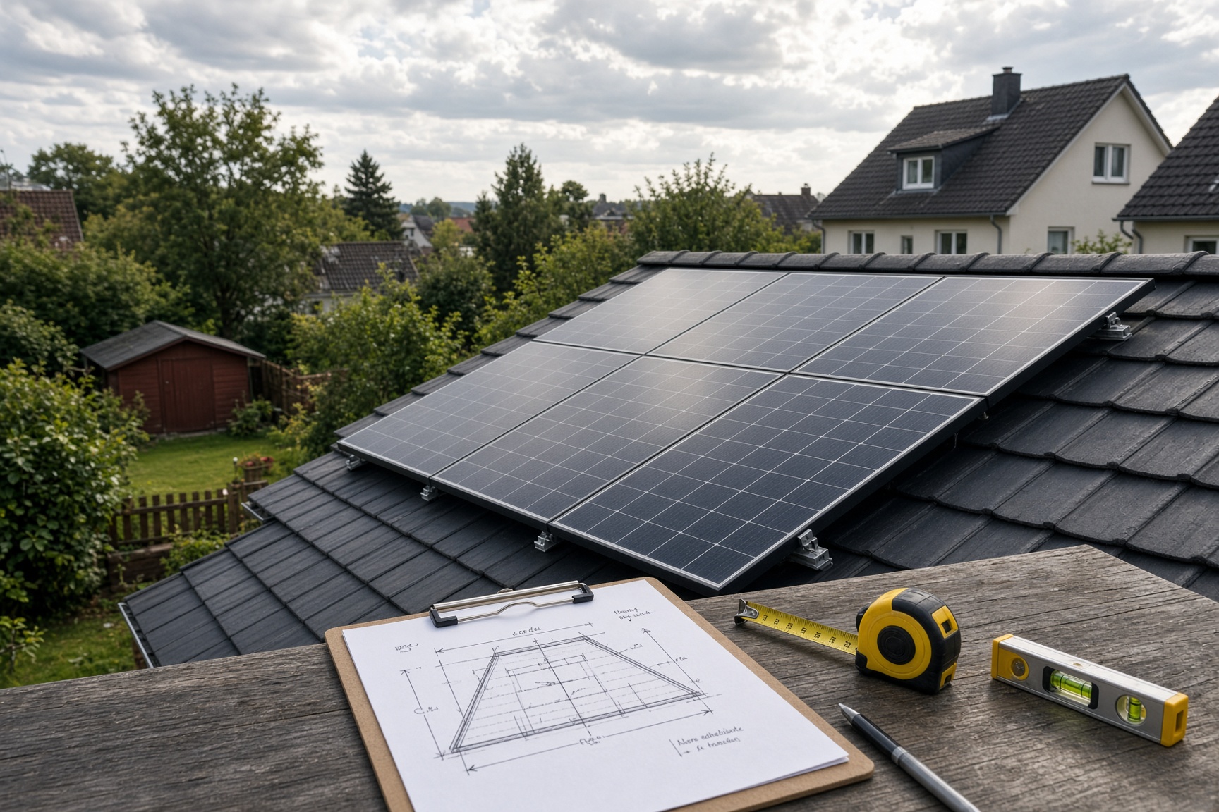Bestandsaufnahme einer Photovoltaikanlage